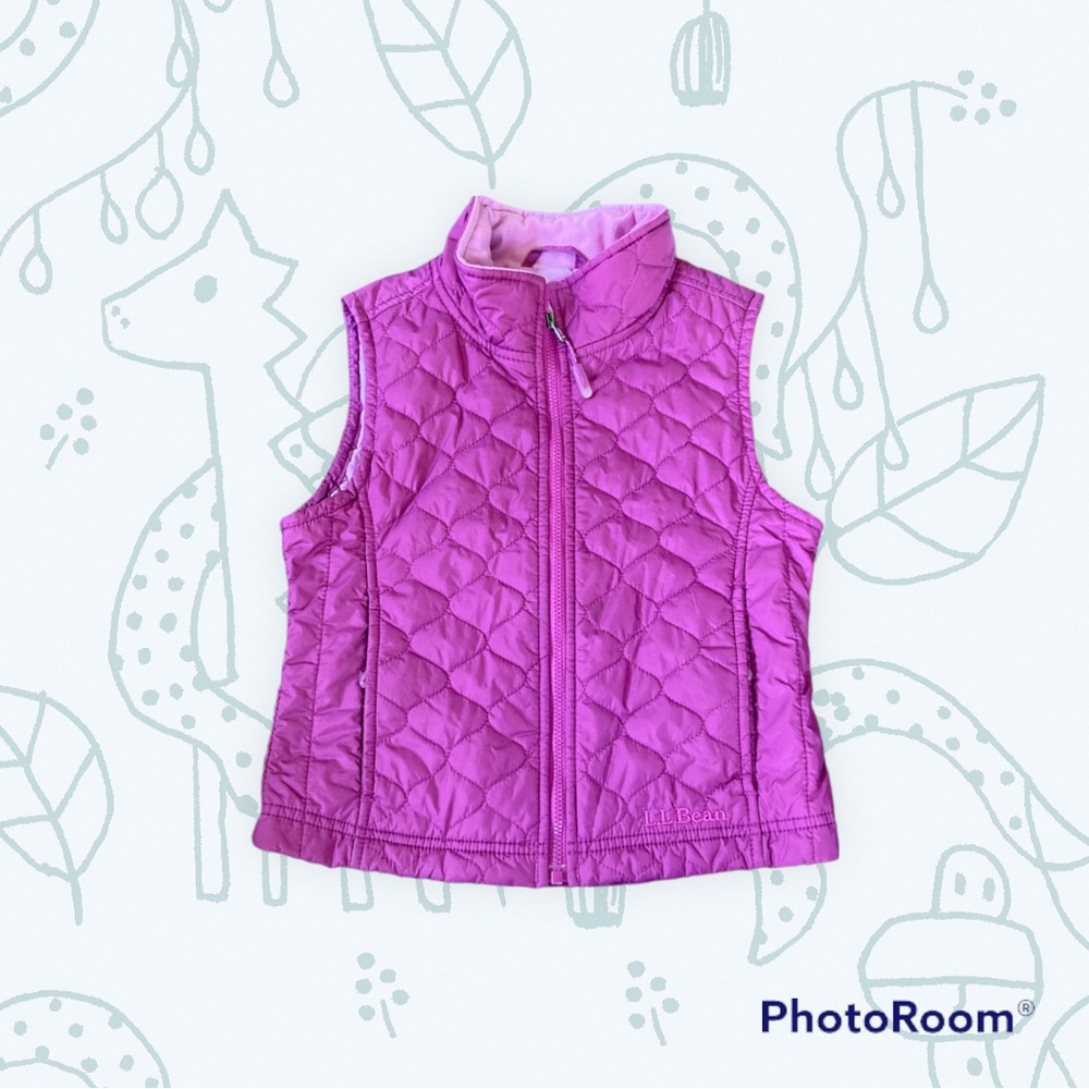 L. L. Bean | thinsulate purple vest size 5-6 kids